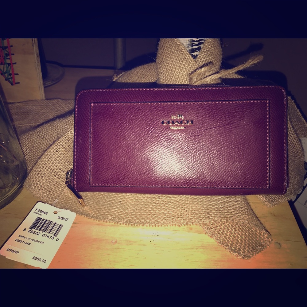 Coach Wallet, brown leather